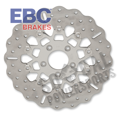 EBC - EBC 10 Button Floater Wide Band Brake Rotor - Contour - Polished - FSD027C