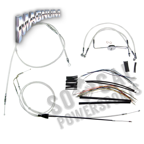 Magnum - Magnum Sterling Chromite II Handlebar Installation Kit for 12-14in. Ape - 387291