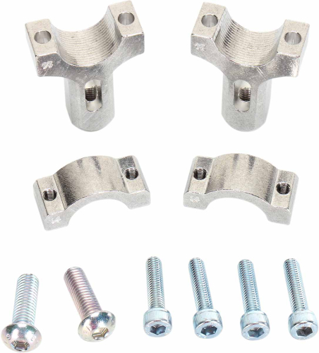 Moose Racing - Moose Racing Inner Mount Clamp for Aluminum Handguards - Silver - 50-014S
