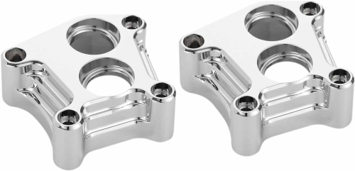 Arlen Ness - Arlen Ness 10-Gauge Lifter Block Covers - Chrome - 12-572