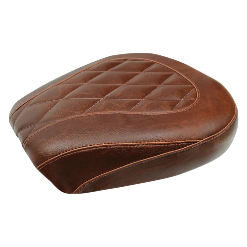 Mustang - Mustang Wide Tripper Passenger Seat - Diamond Stitch - Brown - 76723