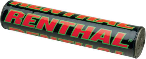 Renthal - Renthal Team Issue SX Crossbar Pad - 9.5in./240mm - Black/Green/Red - P272