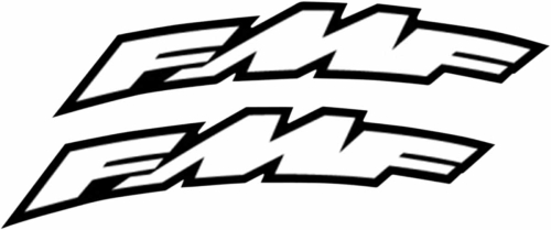 FMF Racing - FMF Racing Fender Stickers - Large - 010603