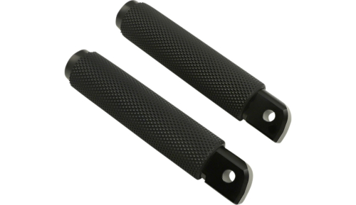 Rough Crafts - Rough Crafts Passenger Peg - Black - Knurled - RC-400-006