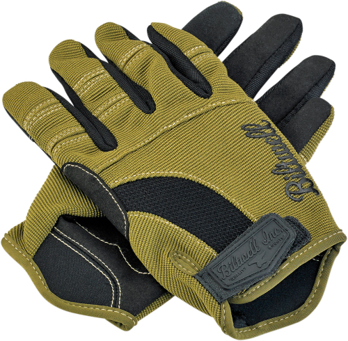Biltwell Inc. - Biltwell Inc. Moto Gloves - GL-MED-GT-BK - Olive/Black/Tan - Medium