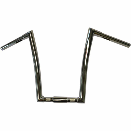 Todds Cycle - Todds Cycle 1-1/4in. Strip Handlebar - 14in. - Chrome - 0601-3572