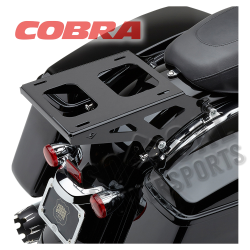 Cobra - Cobra Two Up Tour Pack Mounting Kit - Black - 602-2702B