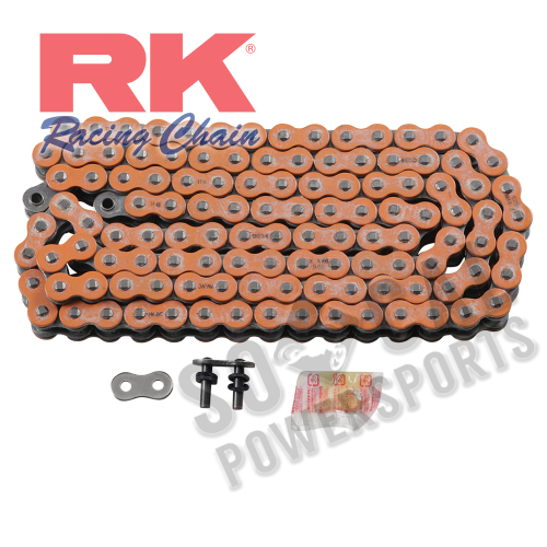RK - RK 525 Max-X Chain - 120 Links - Orange - 525MAXX-120-DD