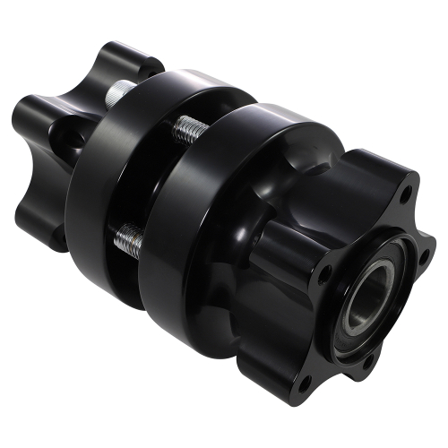 Arlen Ness - Arlen Ness Front Cartridge Hub Kit Dual Disc - Black - 17-6000-B