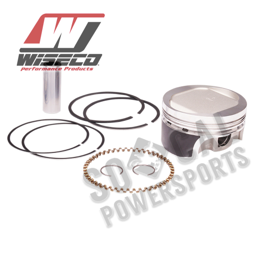 Wiseco - Wiseco Tracker Series Piston Kit (1200cc, Reverse Dome) - Standard Bore, 9.5:1 Compression - K0212PS
