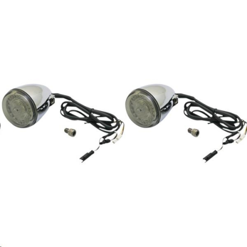 Custom Dynamics - Custom Dynamics Probeam Front LED Turn Signal - Chrome - PB-IND-FTS-AW-C