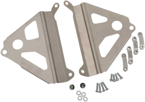 Works Connection - Works Connection Radiator Brace - Silver - 18-280