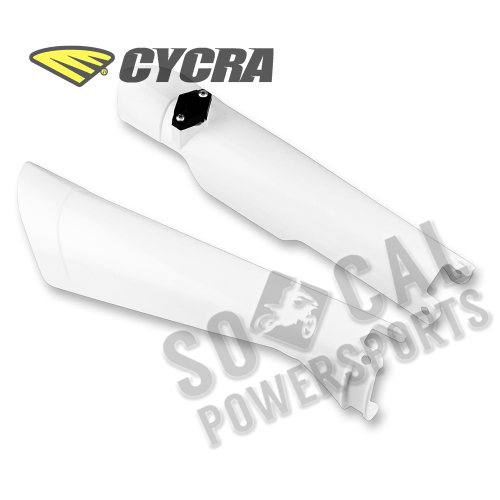 Cycra - Cycra Lower Fork Guards - White - 6902-42