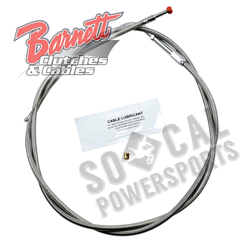 Barnett - Barnett Stainless Clear-Coated Throttle Cable (+8in.) - 102-30-30016-8