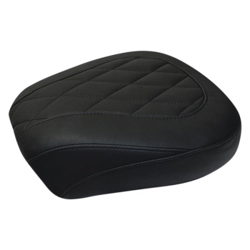 Mustang - Mustang Wide Tripper Passenger Seat - Diamond Stitch - Black - 76695