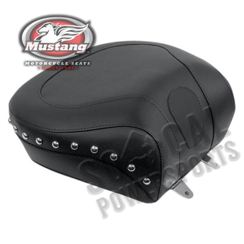 Mustang - Mustang Wide Touring Studded Recessed Rear Seat - 79130