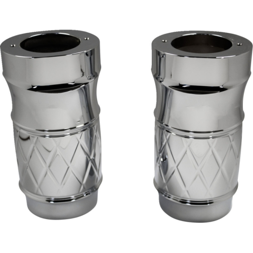 Eddie Trotta Designs - Eddie Trotta Designs Fork Slider Covers - Chrome - TC-WT963