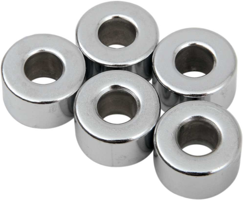 Drag Specialties - Drag Specialties Chrome Steel Spacers - 1/4in. x 3/8in. - MPB503