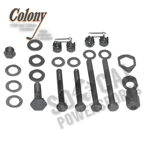 Colony - Colony Upper and Lower Motor Mount Kit - Parkerized - 9627-19