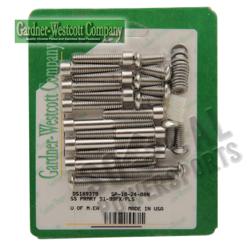 Gardner-Westcott - Gardner-Westcott Primary Stainless Steel Socket-Head Bolt Kit - SP-10-24-08N