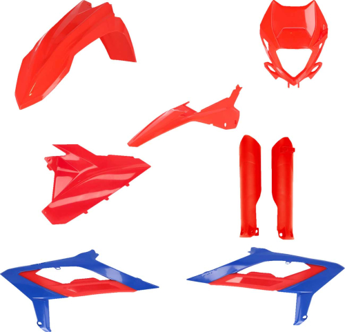 Acerbis - Acerbis Full Plastic Kit - Red/Blue - 2979471228