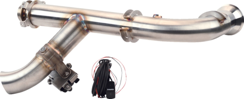Trinity Racing - Trinity Racing Side Piece Header Pipe with Electronic Cut Out - TR-4180HP