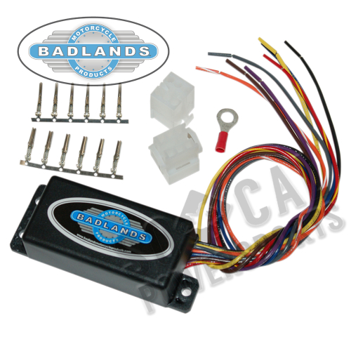 Badlands M/C Products - Badlands M/C Products Illuminator Plug-In Style Run, Brake and Turn Signal Module - ILL-01-B