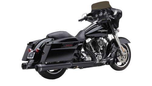Cobra - Cobra Gen 2 Neighbor Haters Slip-On Mufflers with Dual Cut - Black with/Black Tip - 6290RB
