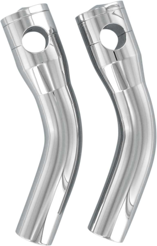 Accutronix - Accutronix Custom Risers for Standard Triple Trees - 7in. with 2-3/4in. Pullback - HRP1357-C