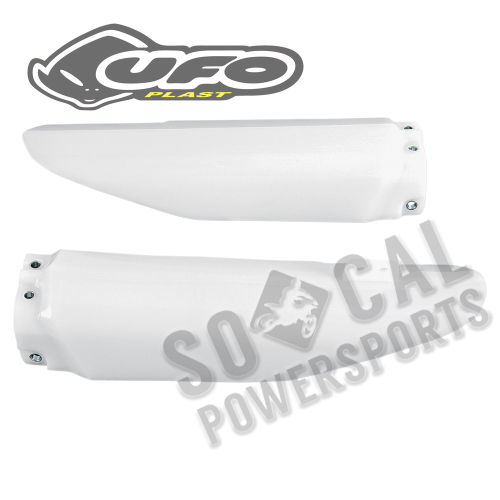 UFO Plastics - UFO Plastics Fork Slider Protectors - White - SU03907280
