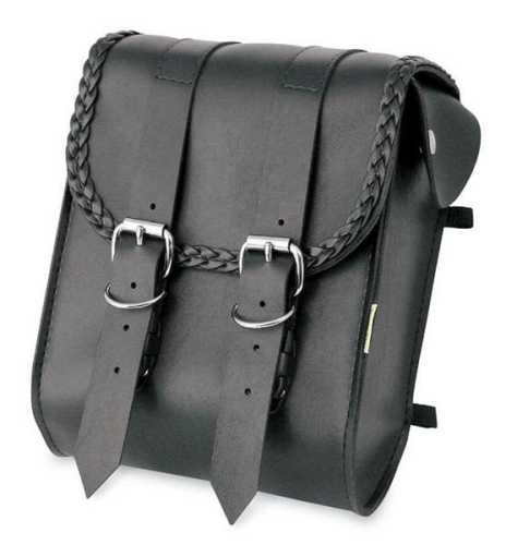 Willie & Max - Willie & Max Braided Sissy Bar Bag - SBB481