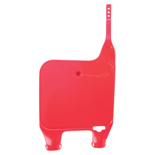 UFO Plastics - UFO Plastics Front Number Plate (Inverted Fork) - 92-99 CR Red - HO02629067