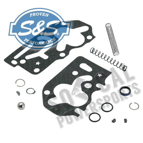 S&S Cycle - S&S Cycle HVHP (High Volume High-Pressure) Oil Pump Master Rebuild Kit - 31-6300