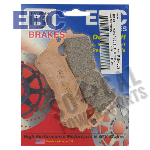 EBC - EBC Double-H Sintered Brake Pads - FA388HH