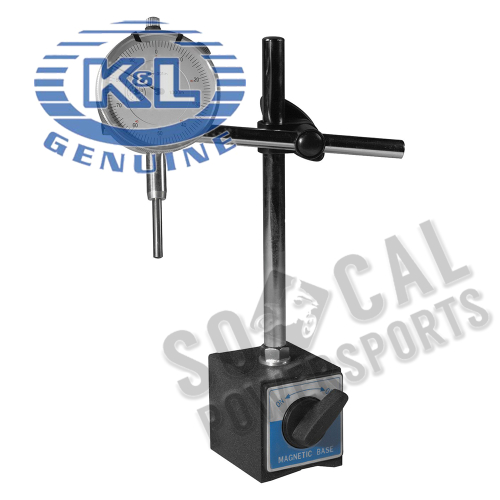 K&L Supply - K&L Supply Dial Indicator Gauge with Magnetic Base - 35-8421