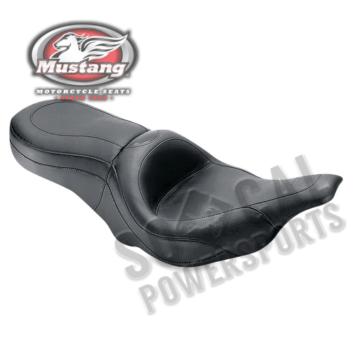 Mustang - Mustang One-Piece Sport Touring Seat - No Studs - 75454