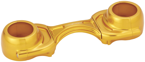 Arlen Ness - Arlen Ness Method Fork Brace - 49mm - Gold - 20-358
