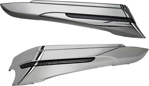 Ciro - Ciro Saddlebag Extensions - Chrome - 40110