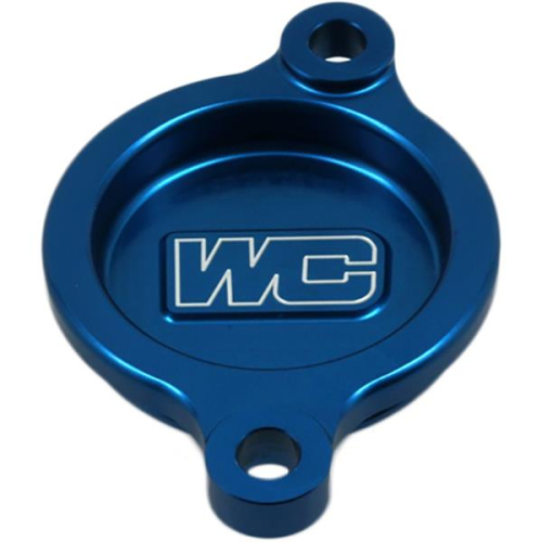 Works Connection - Works Connection Oil Filter Cover - Blue - 27-016