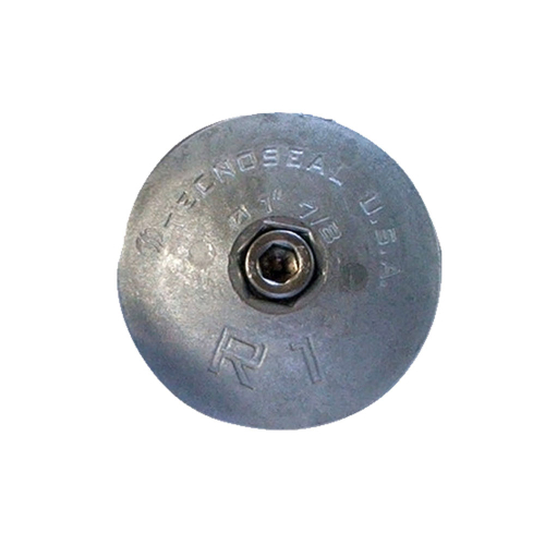 Tecnoseal - Tecnoseal R1 Rudder Anode - Zinc - 1-7/8" Diameter