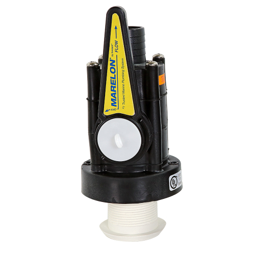 Forespar Performance Products - Forspar Marelon Full-Flow Seacock &amp; 3/4" Mushroom Through-Hull