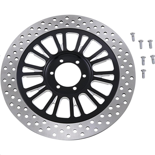 Hawg Halters Inc - Hawg Halters Inc 13in. Cog Drive Front Rotor - Black Anodized - ROTLFTCOBAE13VC