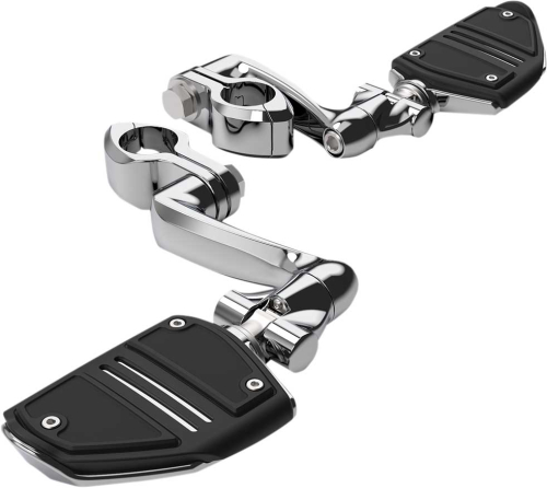 Ciro - Ciro Engine Guard Highway Peg Mounting Kit with Twin Rail Footrests - Extended Length - 60505