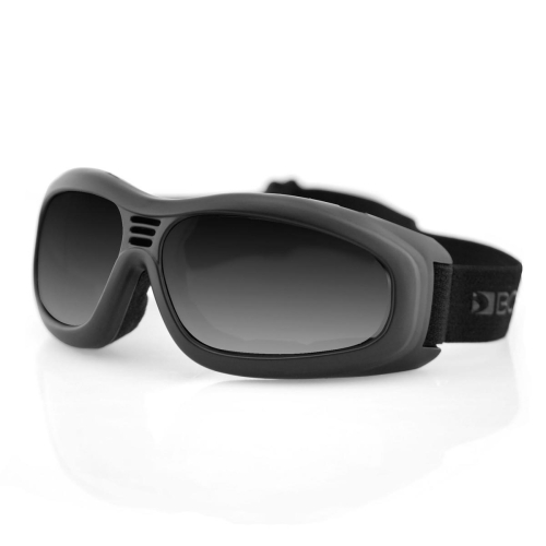 Zan Headgear - Zan Headgear Touring II Goggles - BT2001 - Black / Smoke Lens - OSFM