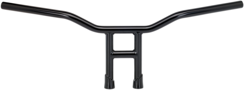 Biltwell Inc. - Biltwell Inc. 1in. Tyson 10in. Slotted Handlebar - Black Electroplated - 6220-2016