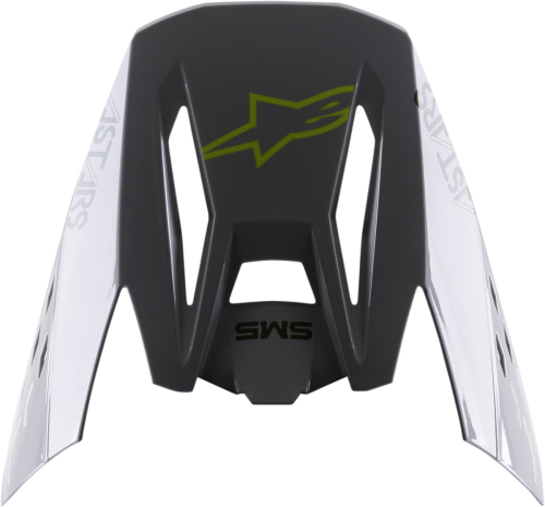 Alpinestars - Alpinestars Visor for S-M5 Helmets - Bond/Silver/Fluo Yellow/Green - 8983422-1915