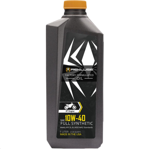Rekluse - Rekluse High-Performance Full Synthetic Motorcycle Engine Oil - 10W40 - 1L. - RMS-1099001