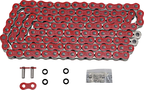 EK Chain - EK Chain 520 MVXZ2 Series X-Ring Chain - 120 Links - Red - 520MVXZ2-120R
