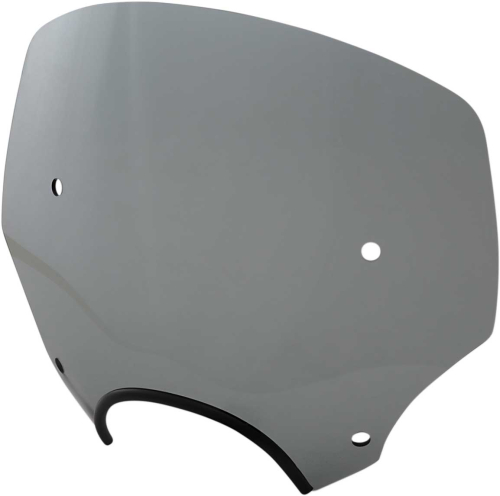 Memphis Shades - Memphis Shades El Paso Sportshield Windshield (7in. Cutout) - 13in. - Black Smoke - MEP5233