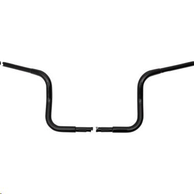 Fat Baggers, Inc. - Fat Baggers, Inc. 1-1/4in. EZ Install Round Top Handlebars - Gloss Black - 903010-B